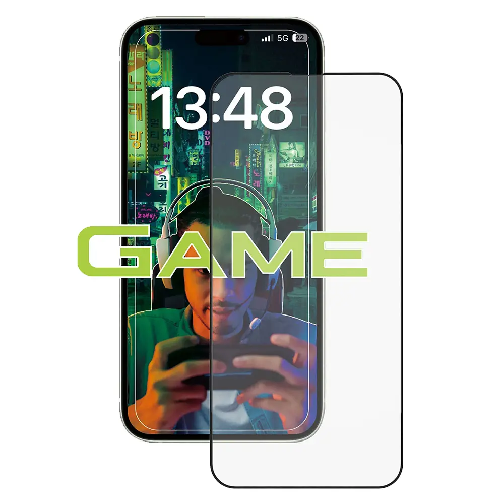 Ochranné sklo ANANK 2.5D 1X proti otiskům prstů iPhone 16 Pro Max černé