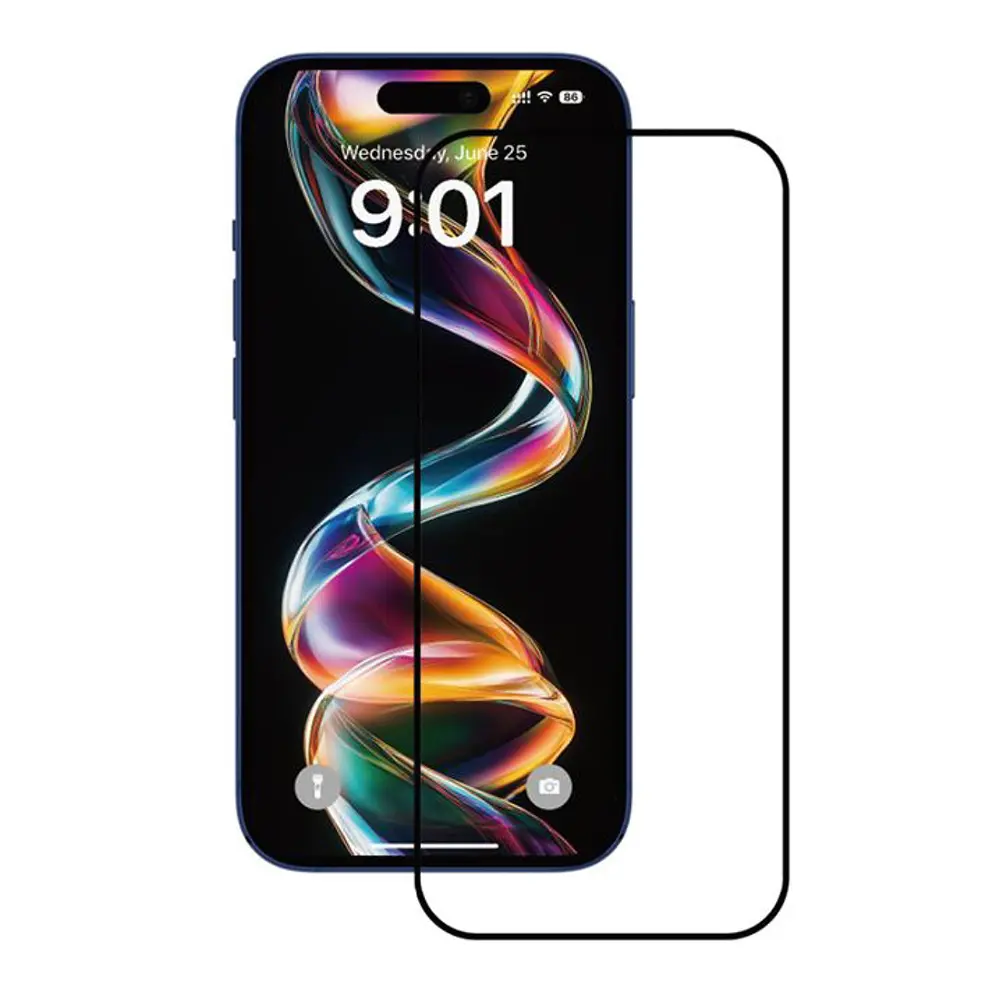 Ochranné sklo ANANK 2.5D 1X pro iPhone 16 černé