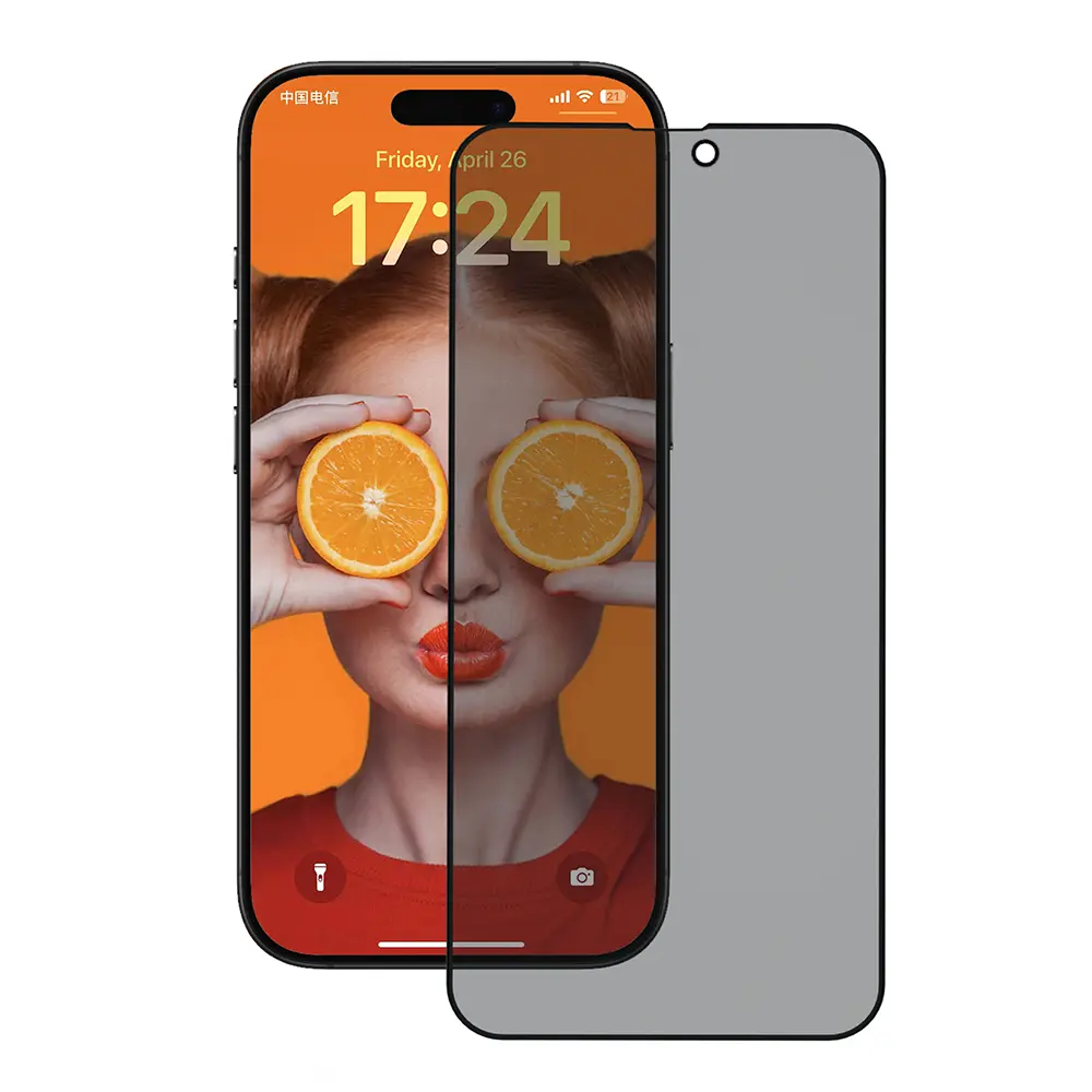 Ochranné sklo ANANK 2.5D Privacy iPhone 16 Pro černé