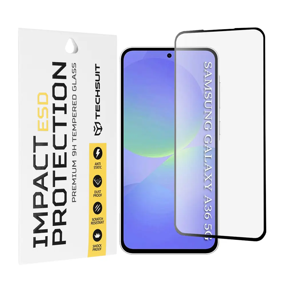 Techsuit ESD sklo Samsung Galaxy A36 5G A56 5G černé
