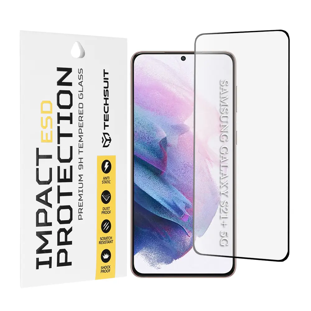 Techsuit ESD Glass pro Samsung Galaxy S21 Plus 5G černý