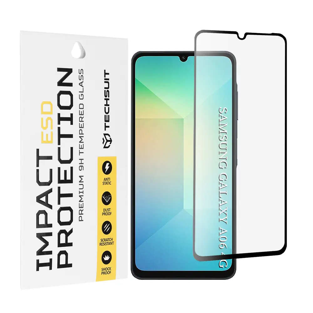 Techsuit ESD sklo Samsung Galaxy A06 4G A06 5G A07 4G černé