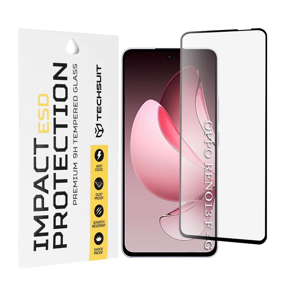 Techsuit ESD sklo pro Oppo Reno13 F 4G Reno13 F 5G Reno13 FS 5G černé