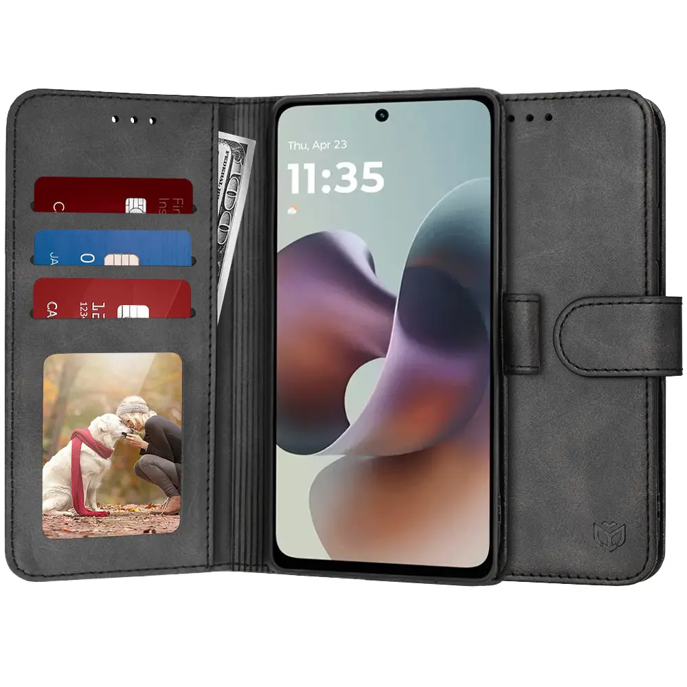 Pouzdro na deník Motorola Moto G56 černé