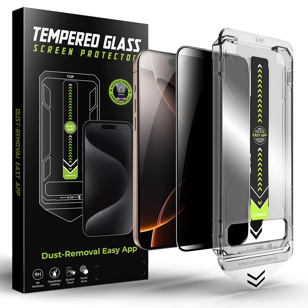 Techsuit TitanGlass FullCover pro iPhone 15 Plus iPhone 16 Plus Privacy