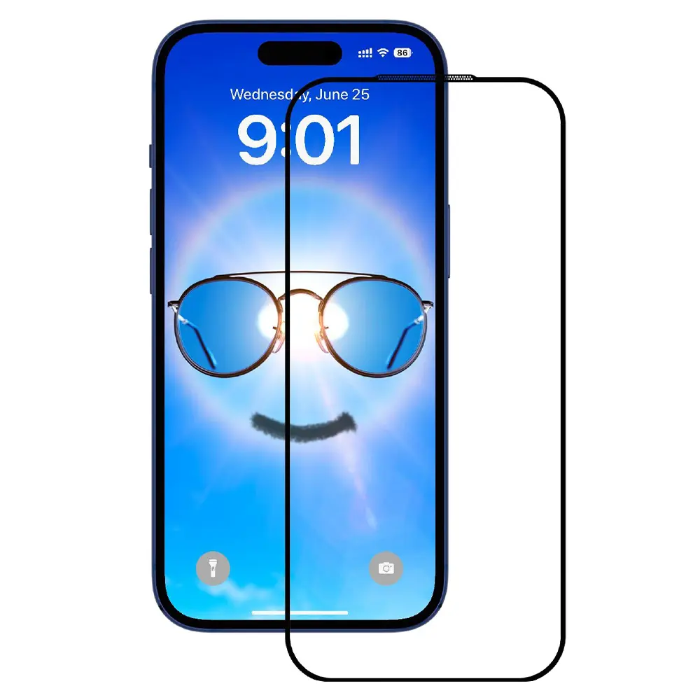 Ochranné sklo ANANK 2.5D proti odleskům iPhone 17 Pro Max černé