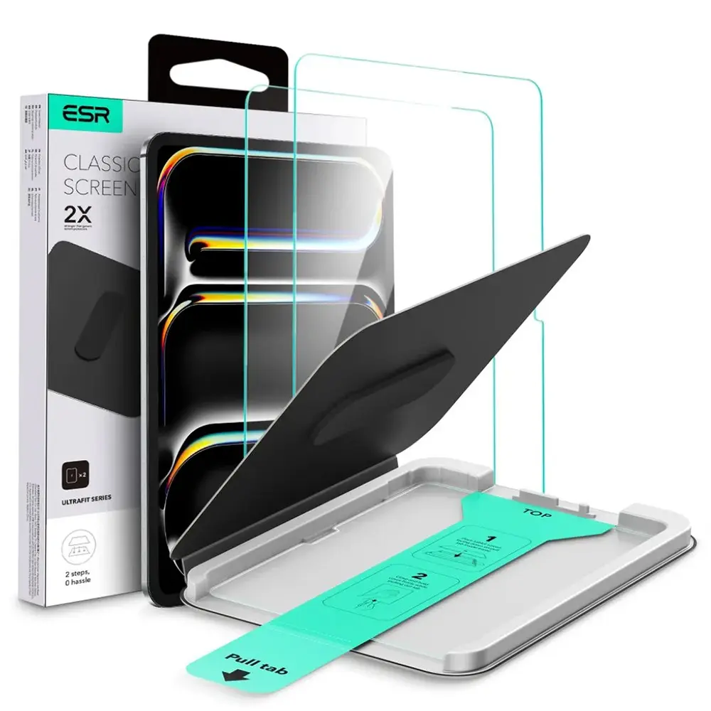 ESR Temperované sklo UltraFit Tray (2 ks) iPad Pro 13 (2024/2025) Čiré