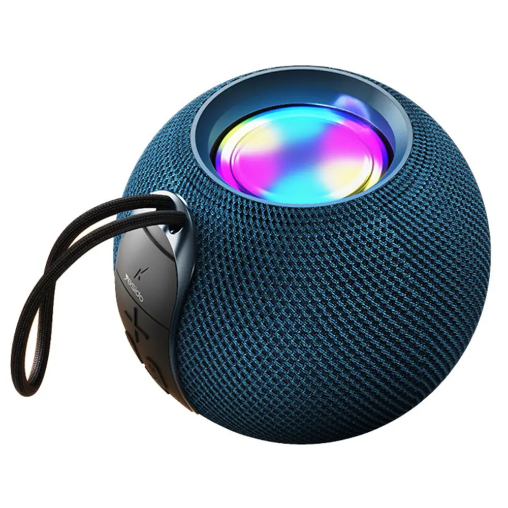 Yesido Wireless Speaker YSW13 Bluetooth 5.1 RGB světla přenosný modrý