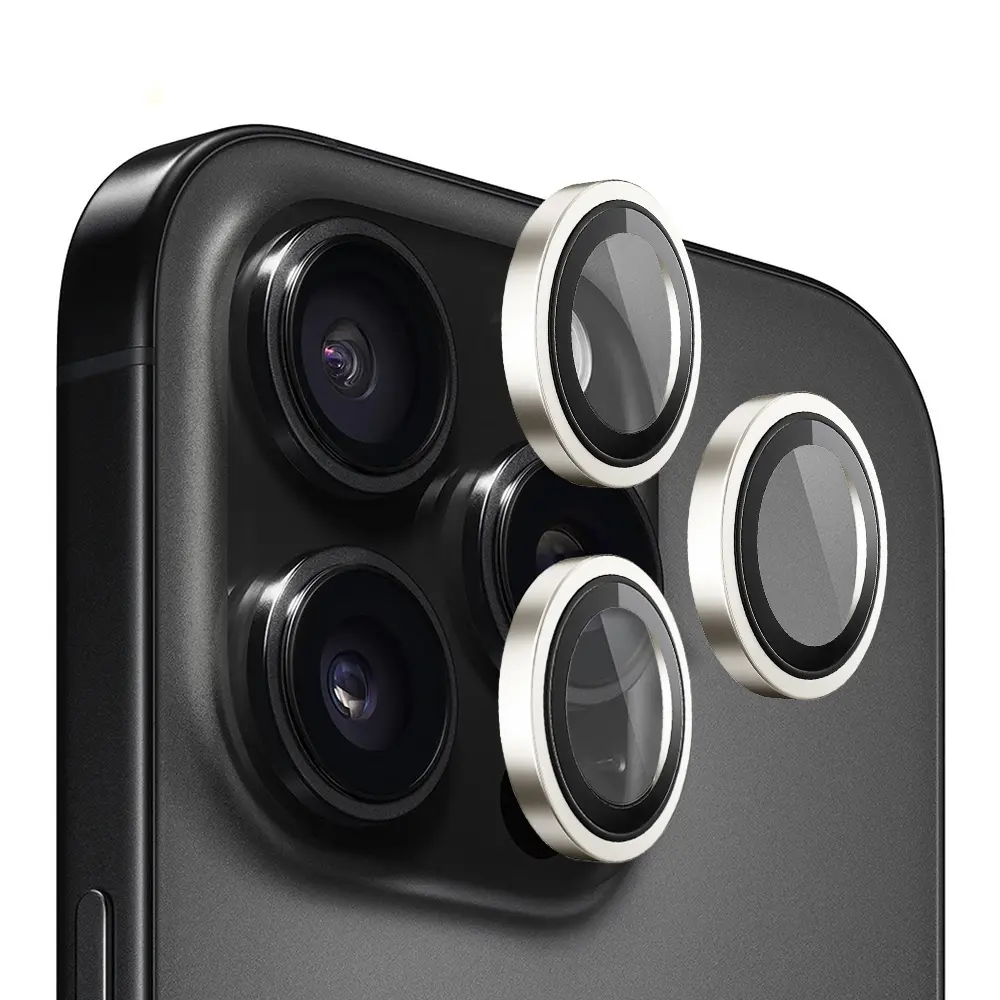 Blueo Original Metal Frame Lens Protector iPhone 14 Pro/Pro Max zlatý