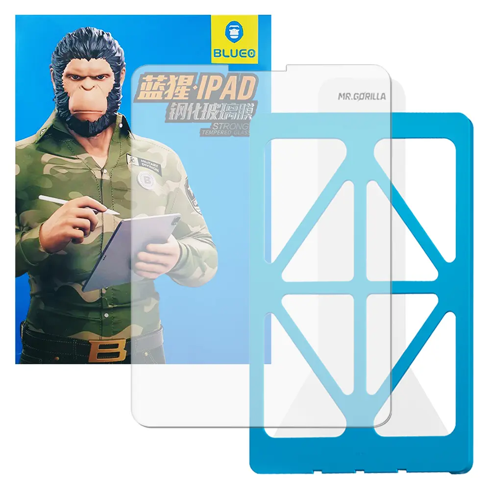 Blueo HD tvrzené sklo s aplikátorem Pro iPad Air 4/5 Pro 11 čiré