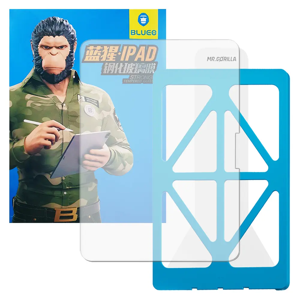 Blueo – HD Tempered Glass Pro ochranné tvrzené sklo s aplikátorem na iPad 10 (2022) 10.9 – čirá