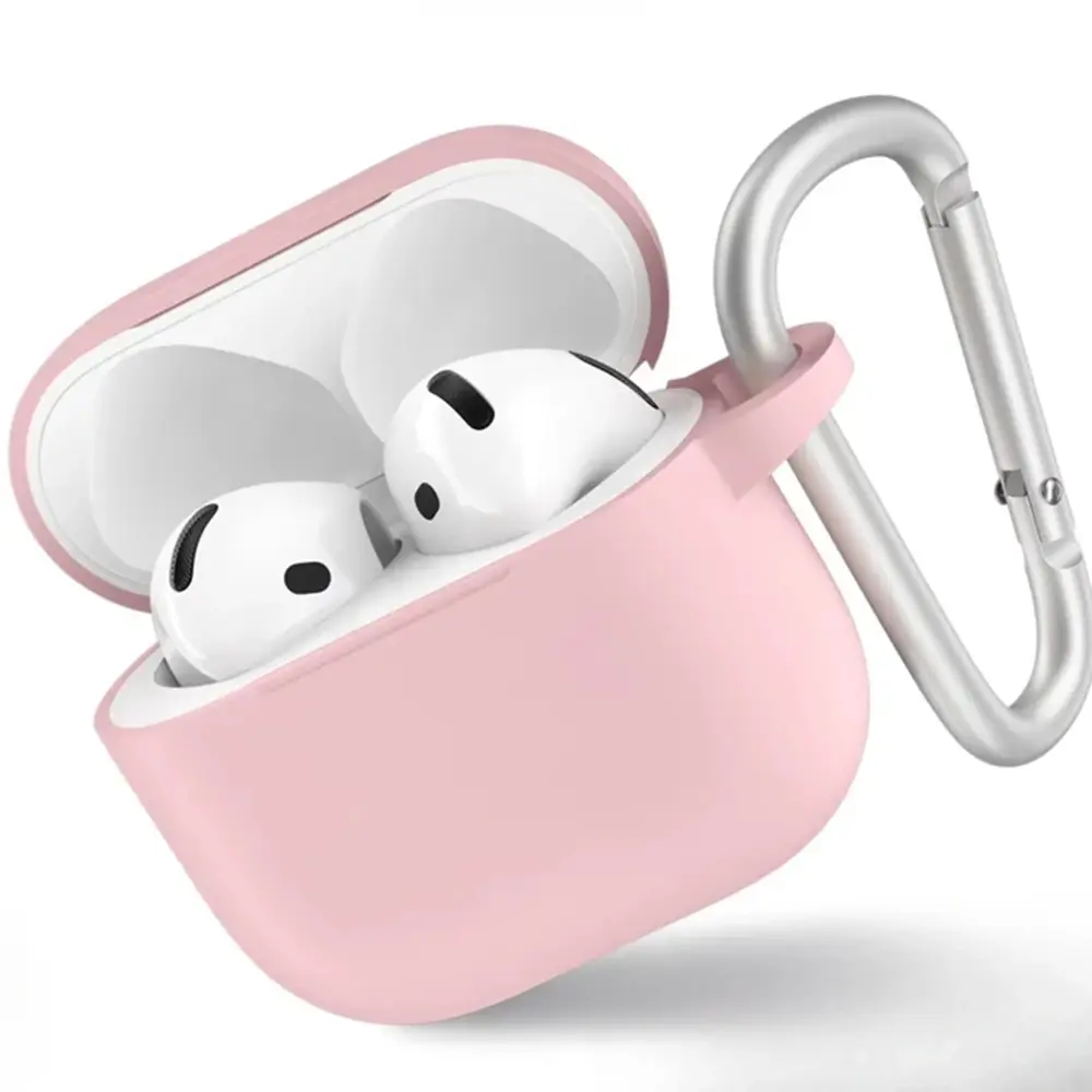 Blueo Liquid Silicone ochranné pouzdro pro AirPods 4 pískově růžová