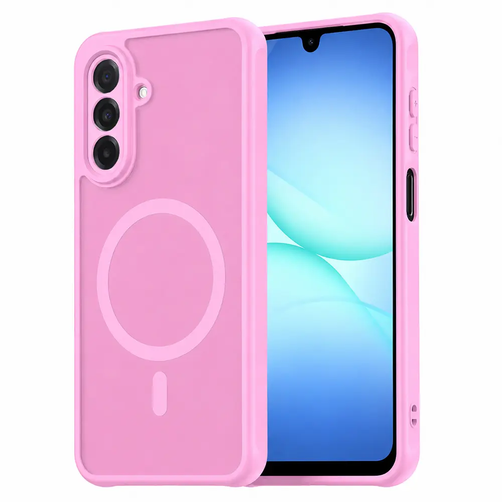 Techsuit HaloFrost II MagSafe pro Samsung Galaxy A17 5G A17 4G růžová