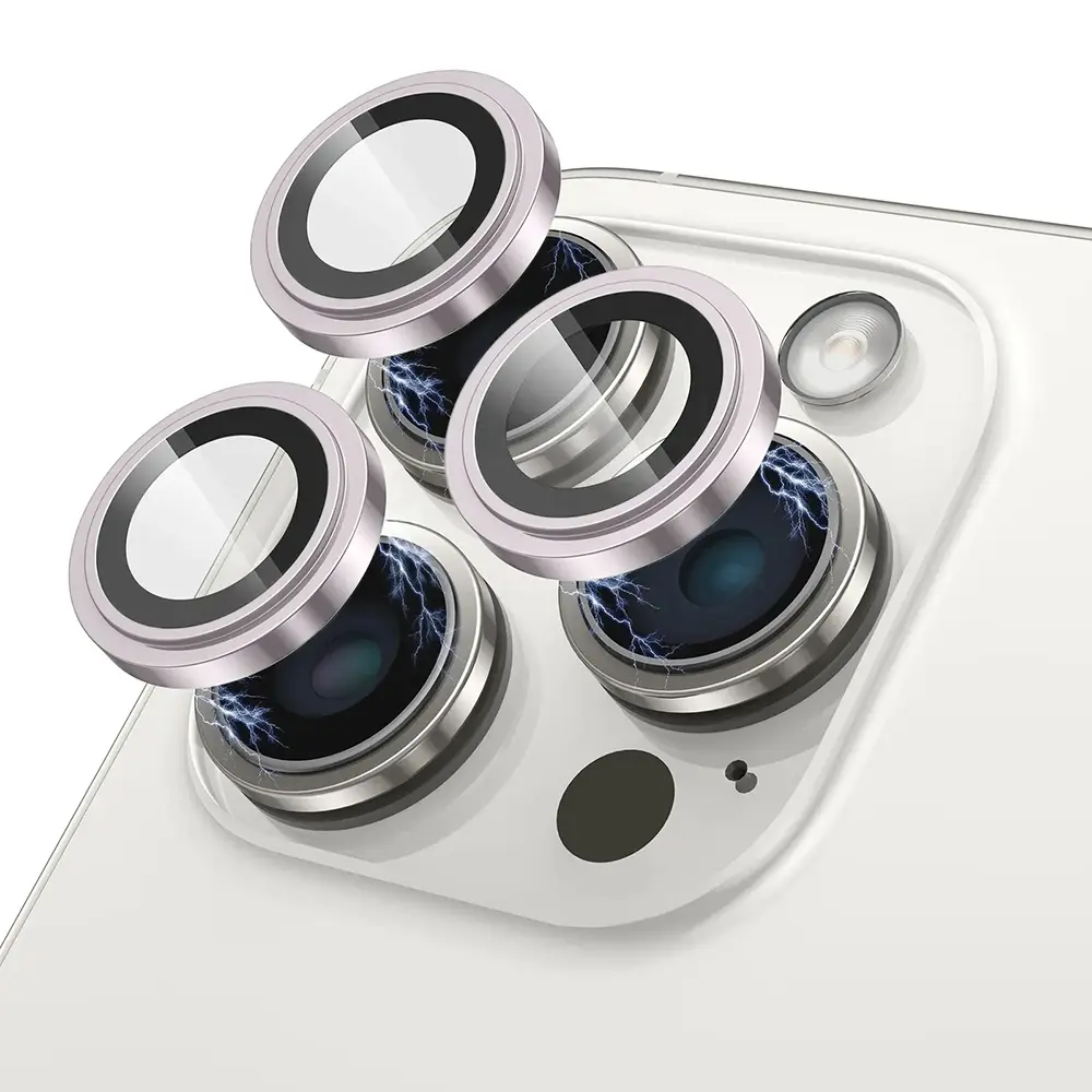 Lito S+ ochranné sklo na fotoaparát iPhone 17 světle fialová
