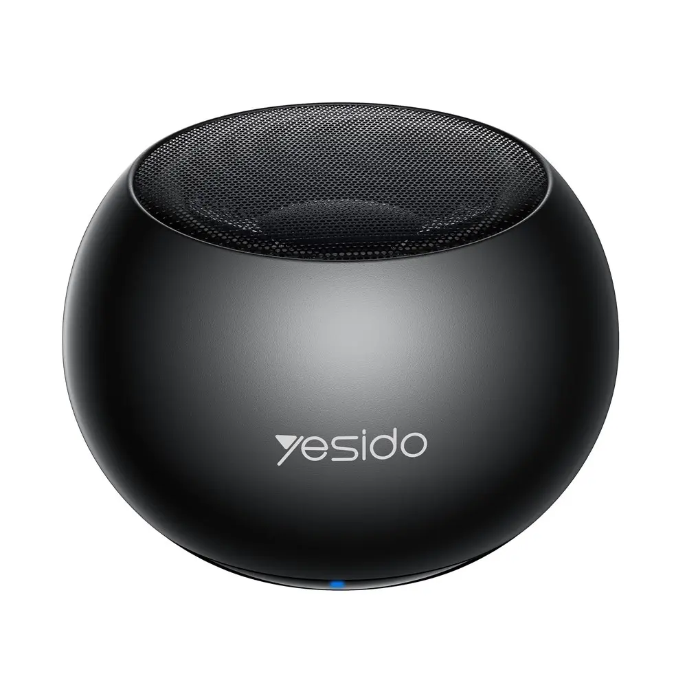 Yesido Mini bezdrátový reproduktor YSW33 hliníková slitina 3W Bluetooth 5.0 300mAh černý