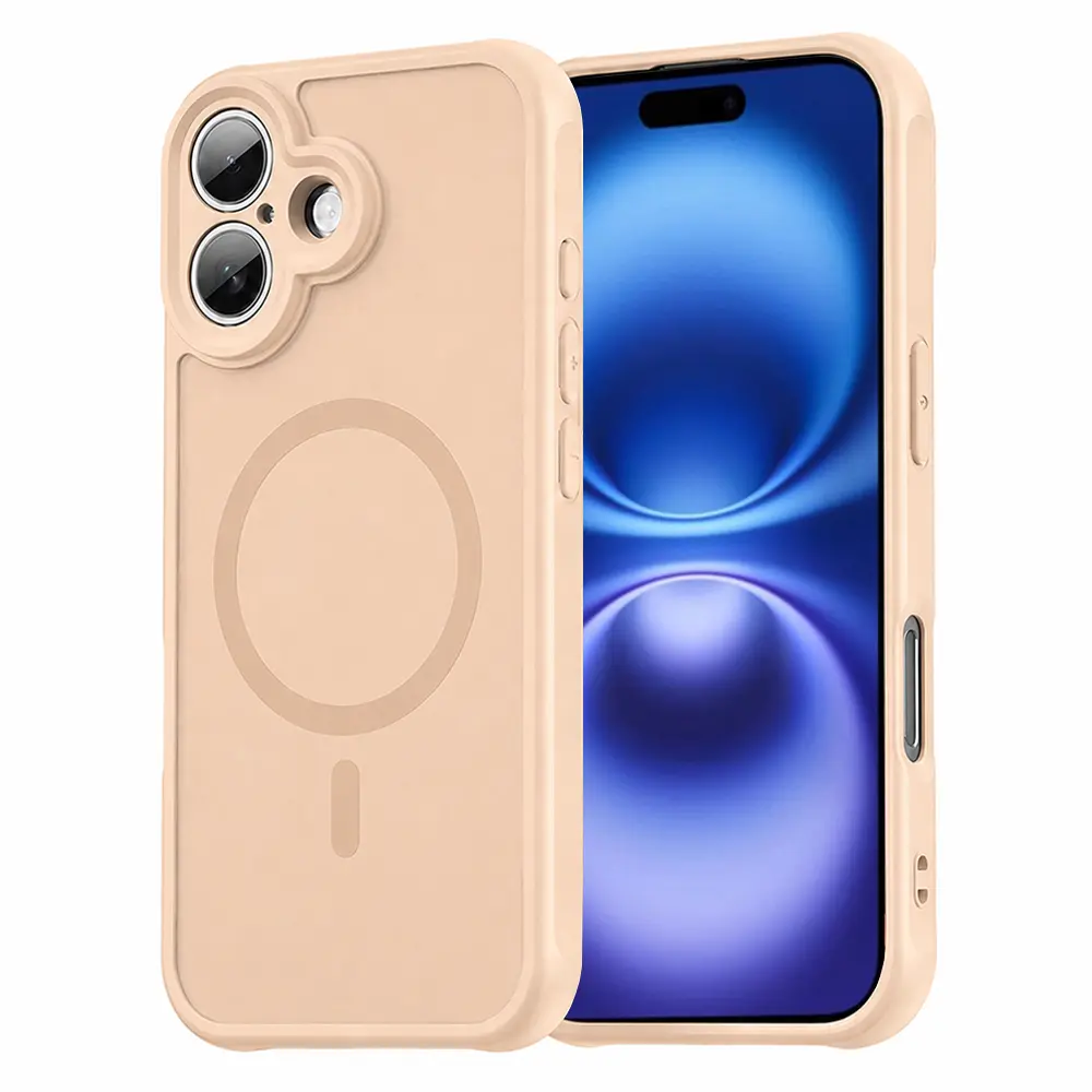 Techsuit HaloFrost II MagSafe pro iPhone 16 zlatý