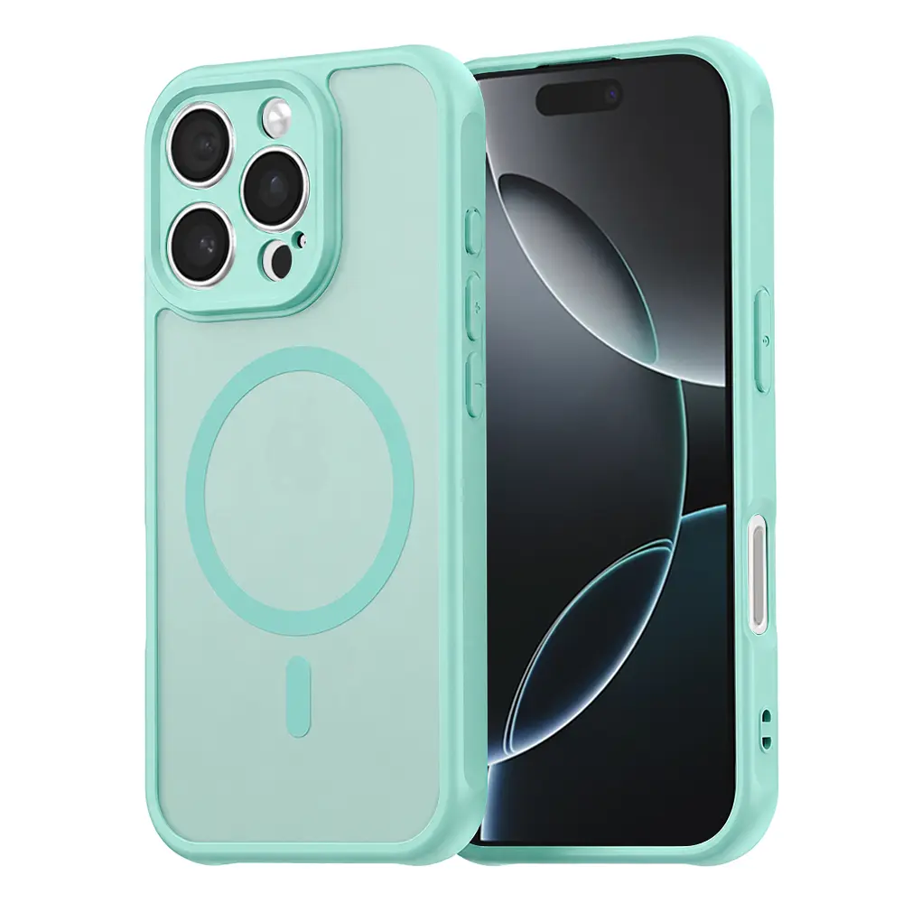 Techsuit HaloFrost II MagSafe pro iPhone 16 Pro v mátově zelené