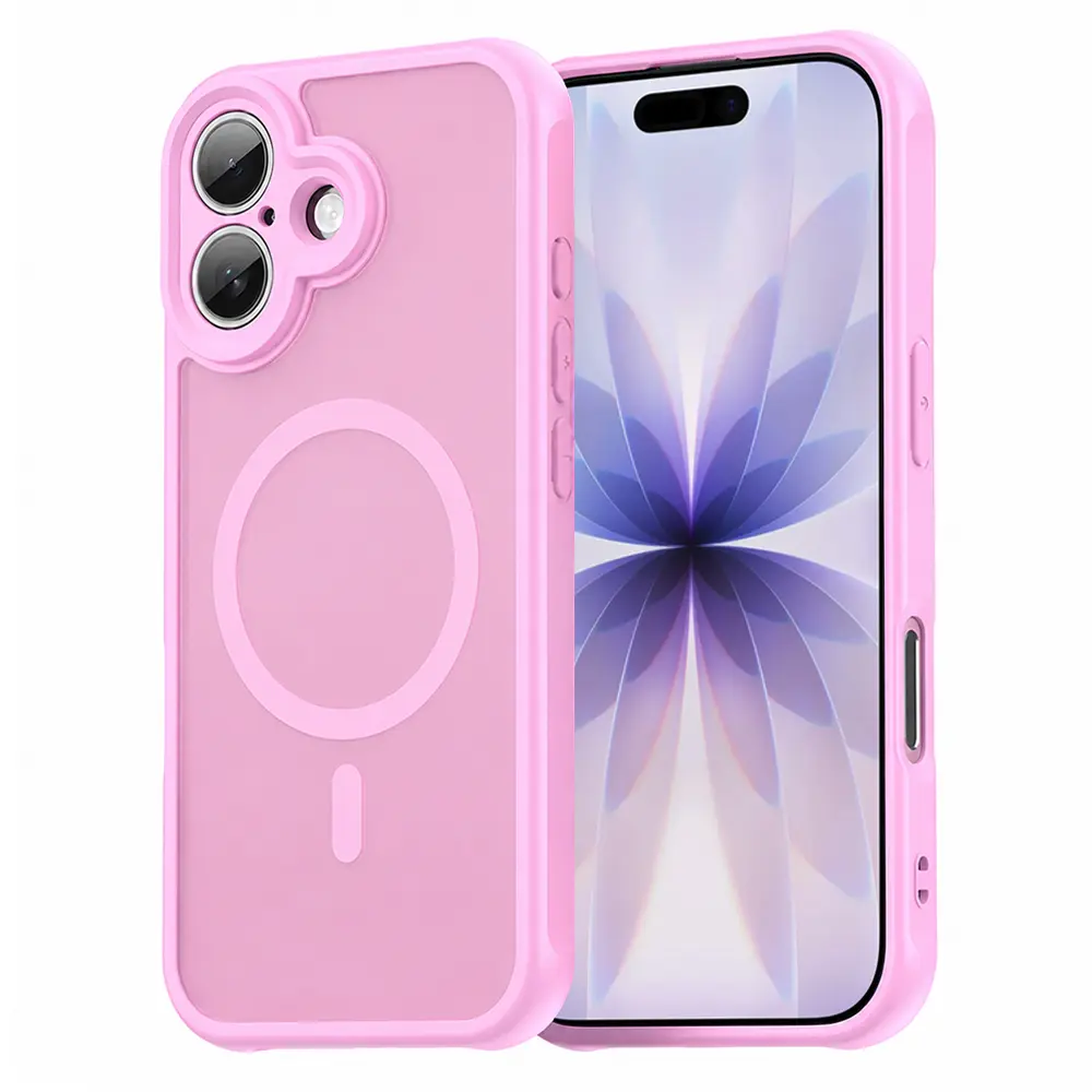 Techsuit HaloFrost II MagSafe pro iPhone 17 růžový