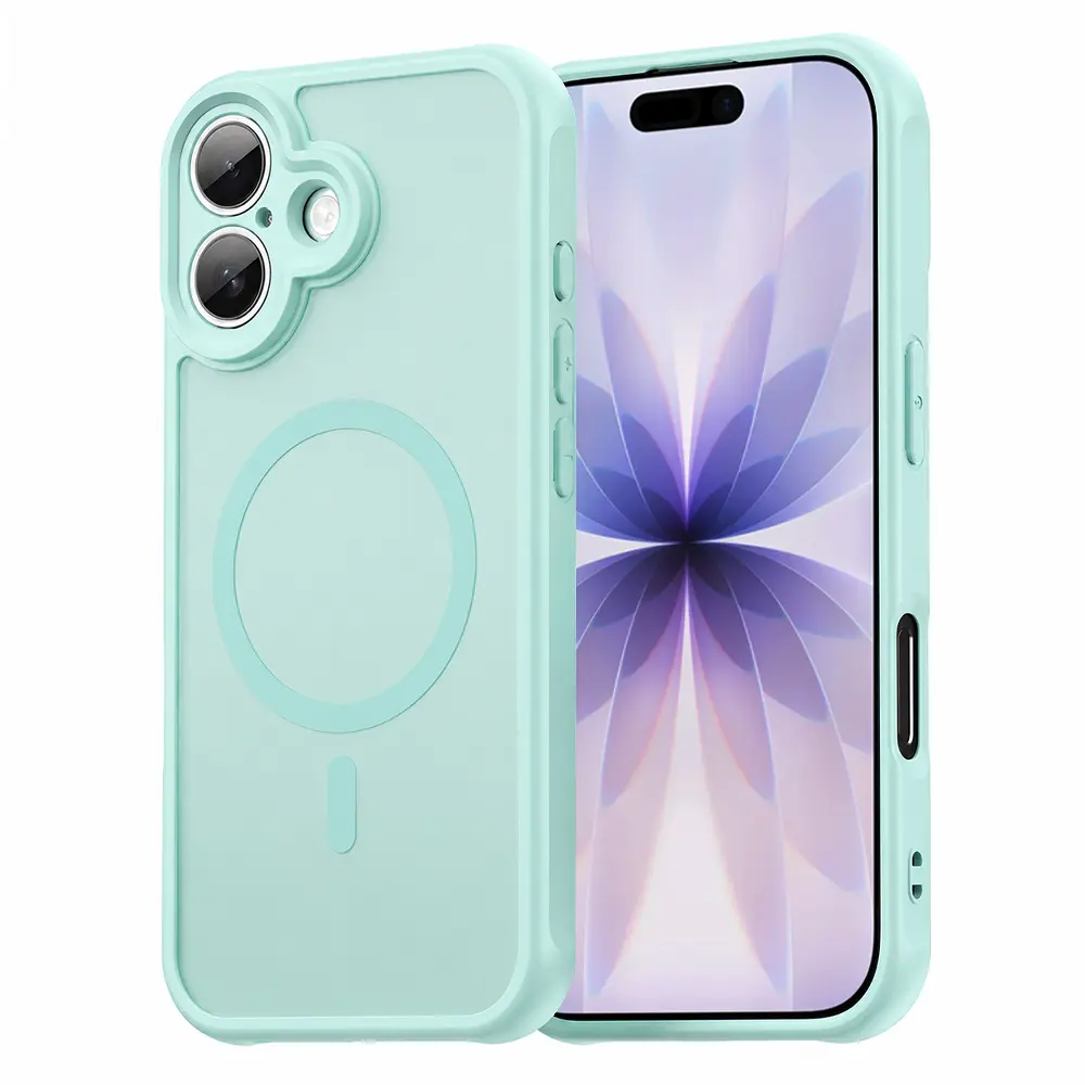 Techsuit - HaloFrost II MagSafe obal pro iPhone 17 - mentolově zelený