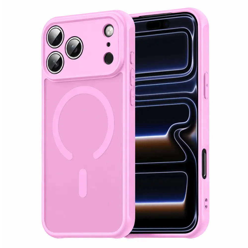 Techsuit HaloFrost II MagSafe pro iPhone 17 Pro růžový