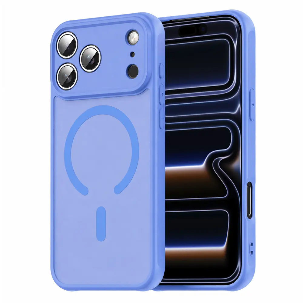 Techsuit HaloFrost II MagSafe pro iPhone 17 Pro nebesky modrá