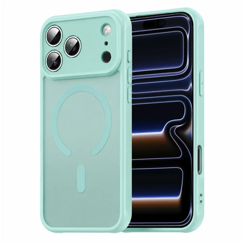 Techsuit HaloFrost II MagSafe pro iPhone 17 Pro mátově zelená