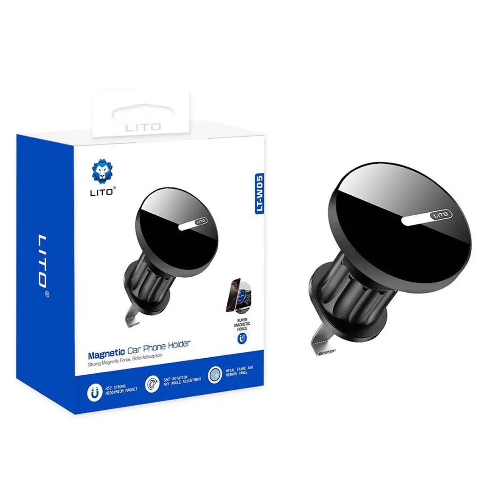 Lito Car Holder LT-W05 pro větrací otvor s magnetem černý