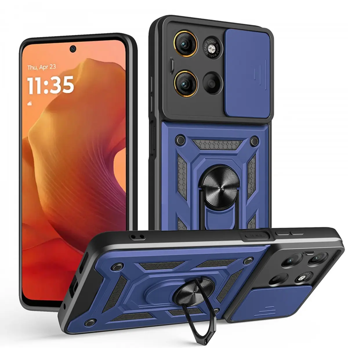 Techsuit CamShield Series pro Motorola Moto G15 G15 Power modrá