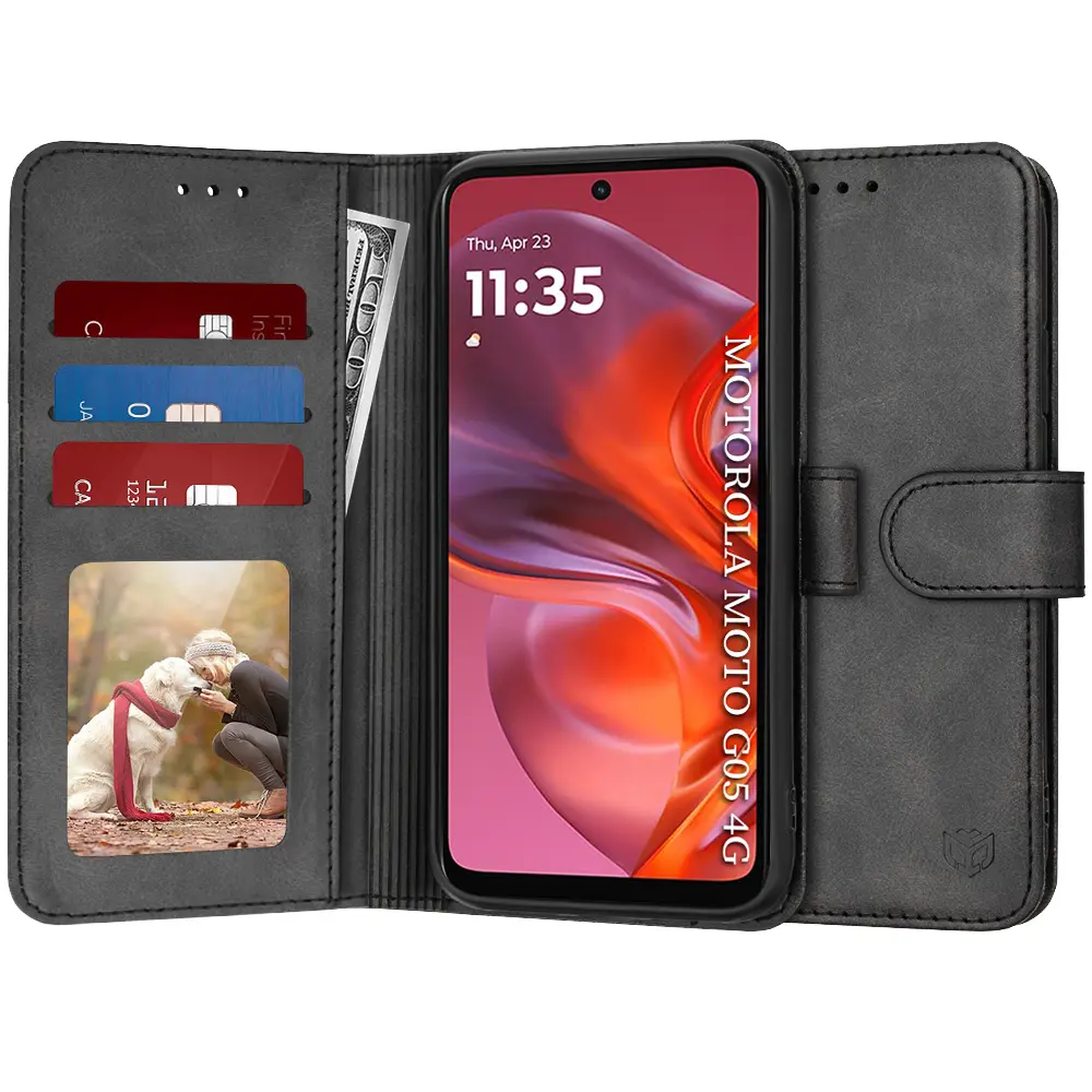 Pouzdro na deník Motorola Moto G05 E15 černé