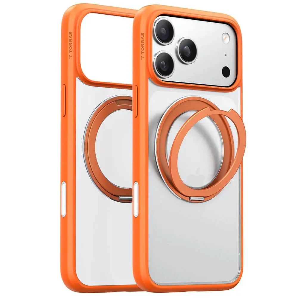 Torras Ostand Pro MagSafe Series pro iPhone 17 Pro Max oranžová