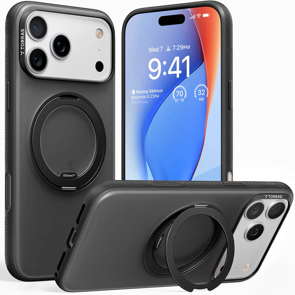 Torras Ostand R Fitness Series iPhone 17 Pro Max černý