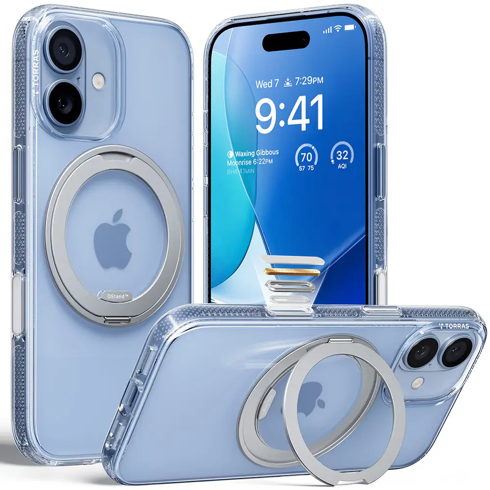 Torras Ostand R Fitness Series iPhone 17 průhledný obal