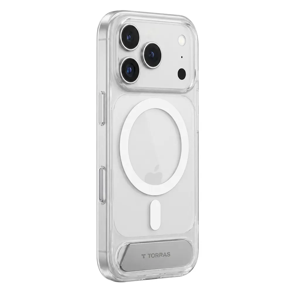 Torras Pstand pro iPhone 17 Pro Max průhledný