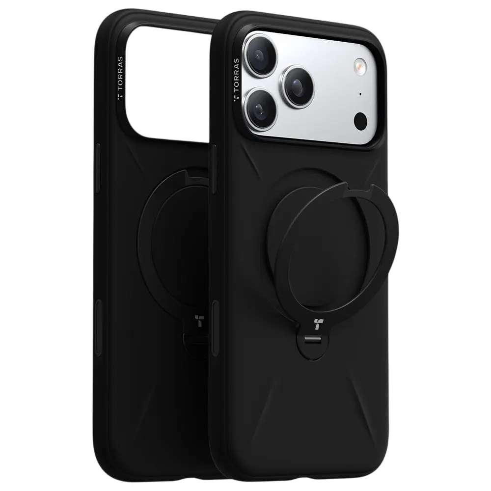 Torras QPRO Silicone Series pro iPhone 17 Pro Max černý