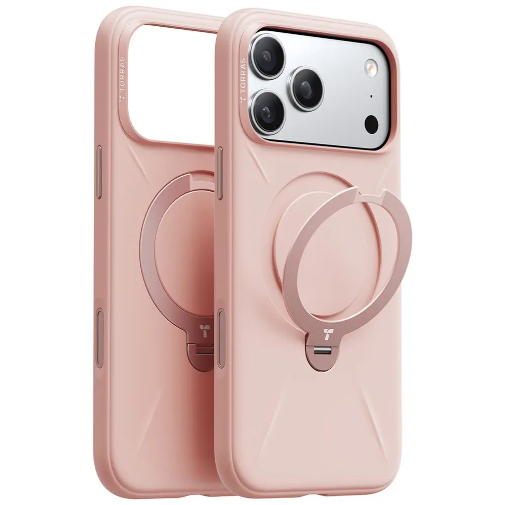 Torras QPRO Silicone Series iPhone 17 Pro růžový