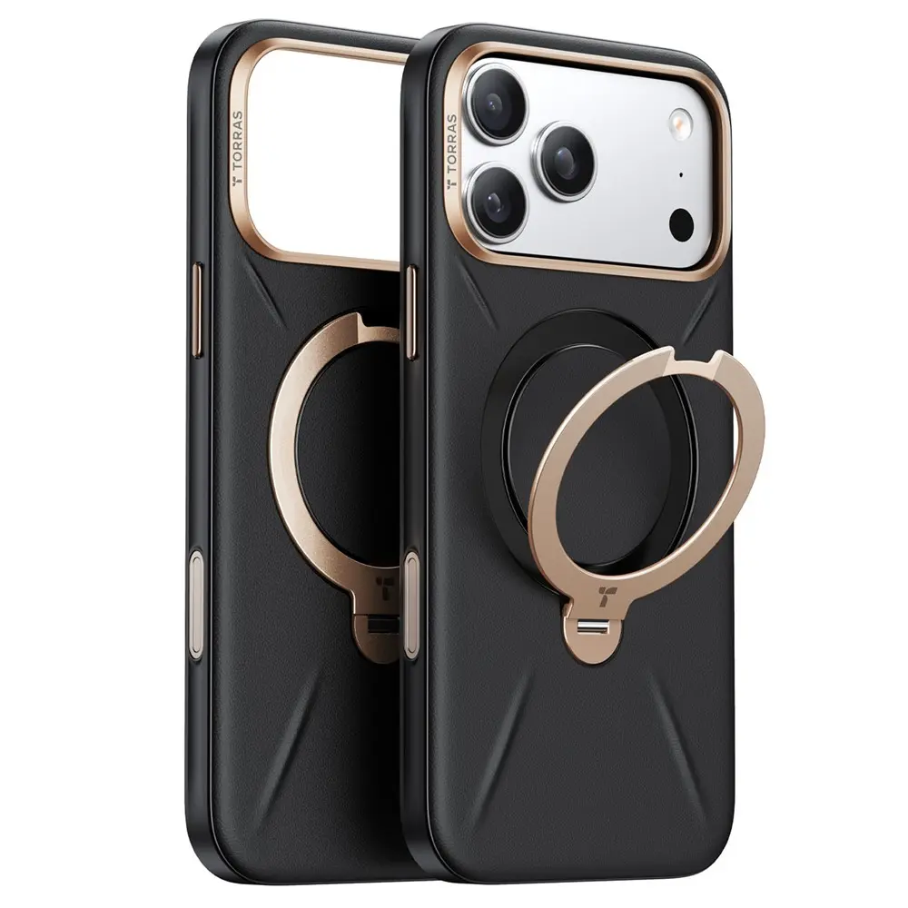 Torras QPRO Leather Series iPhone 17 Pro černý