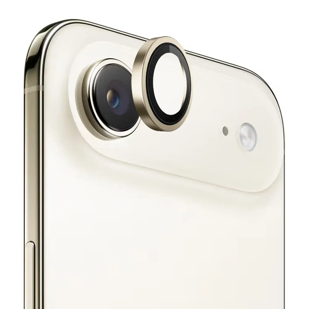 Blueo Original Metal Frame Lens Glass iPhone 17 Air zlatá