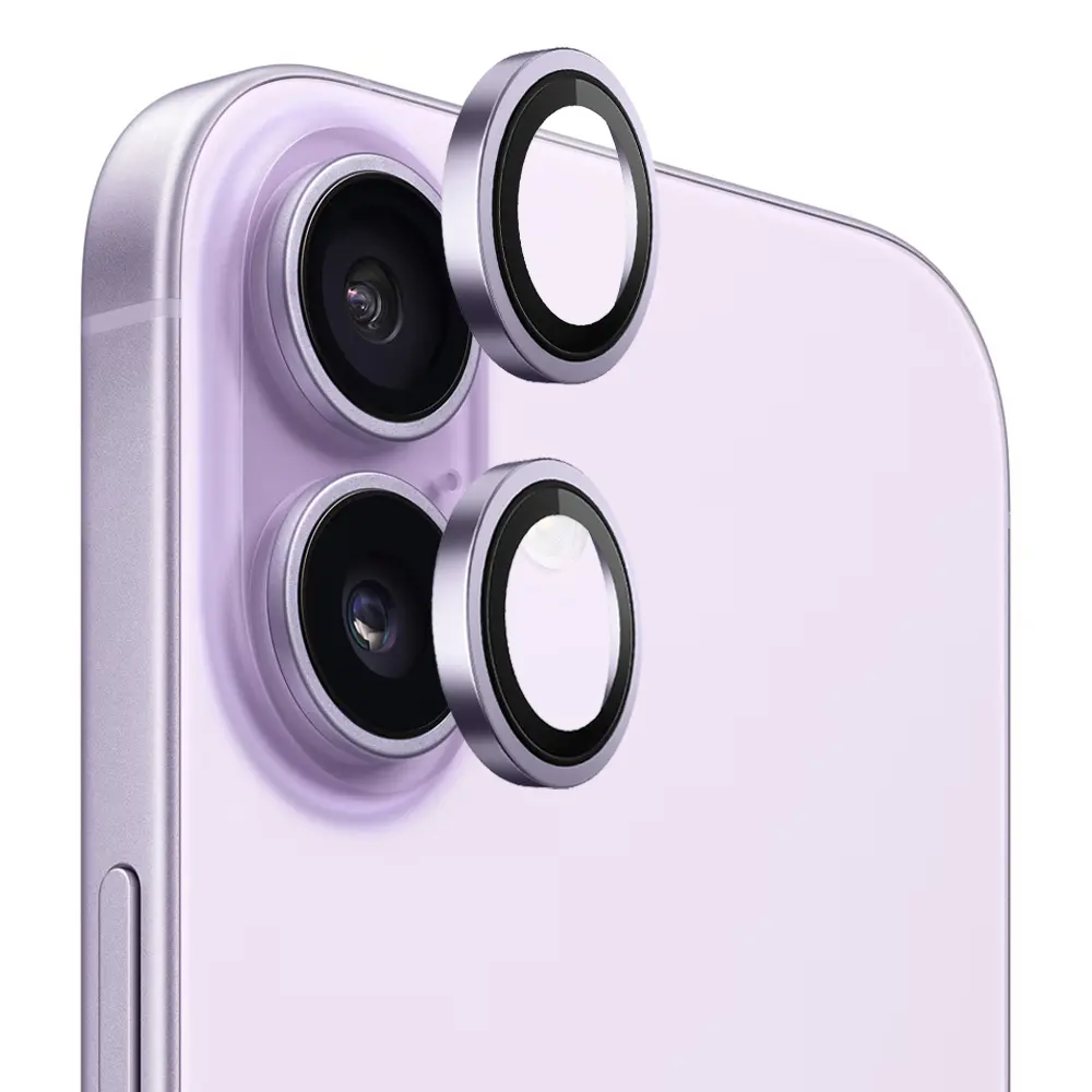 Blueo Original Metal Frame Lens Glass iPhone 17 fialová