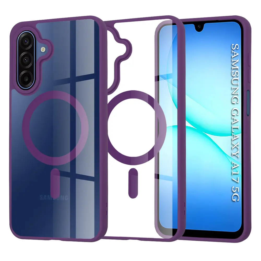 Techsuit MagSafe Pro pro Samsung Galaxy A17 5G A17 4G fialová