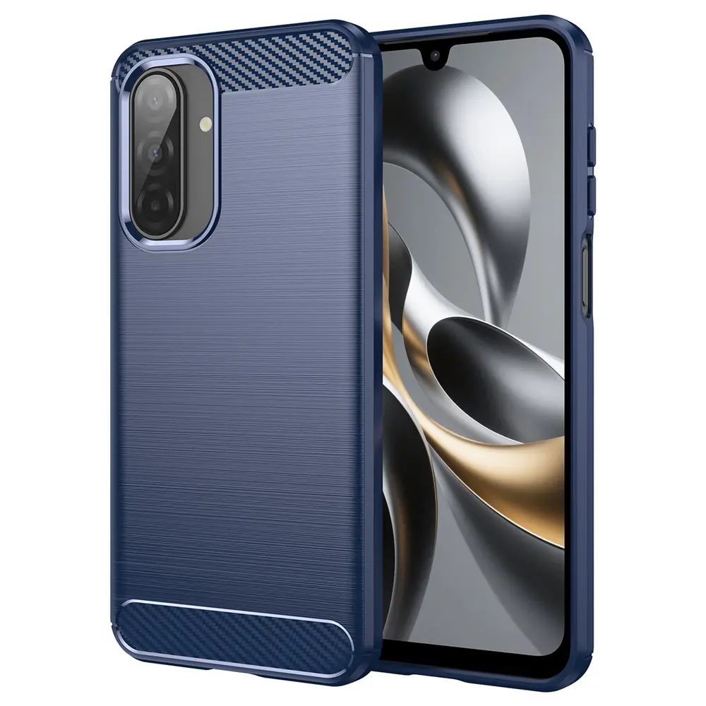 Techsuit Carbon Silicone pro Samsung Galaxy A17 5G A17 4G modrá