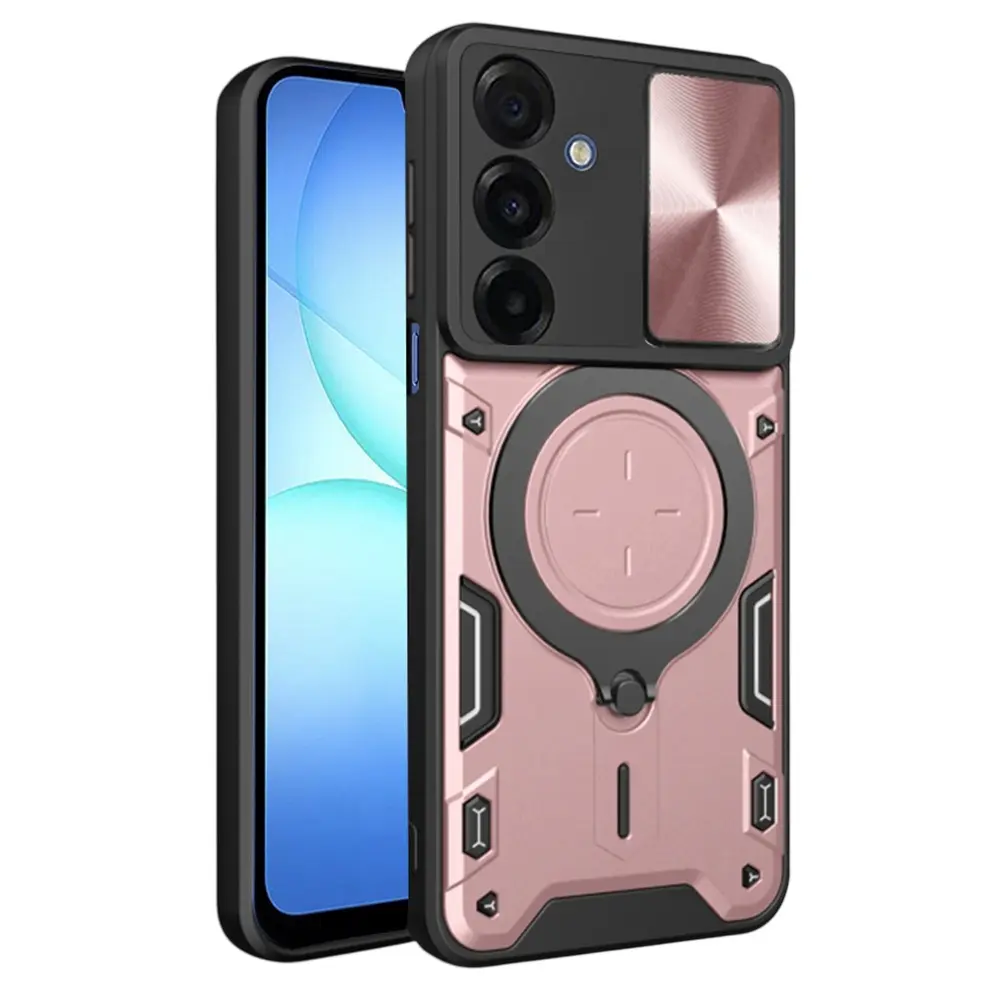 Techsuit CamGuard Pro pro Samsung Galaxy A17 5G A17 4G růžově zlatý