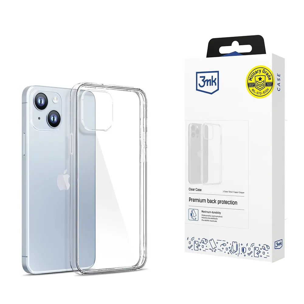 3mk Clear Case pro iPhone 14 průhledný