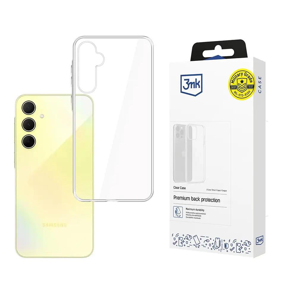3mk ochranný kryt Clear Case pro Samsung Galaxy A35 5G, čirá