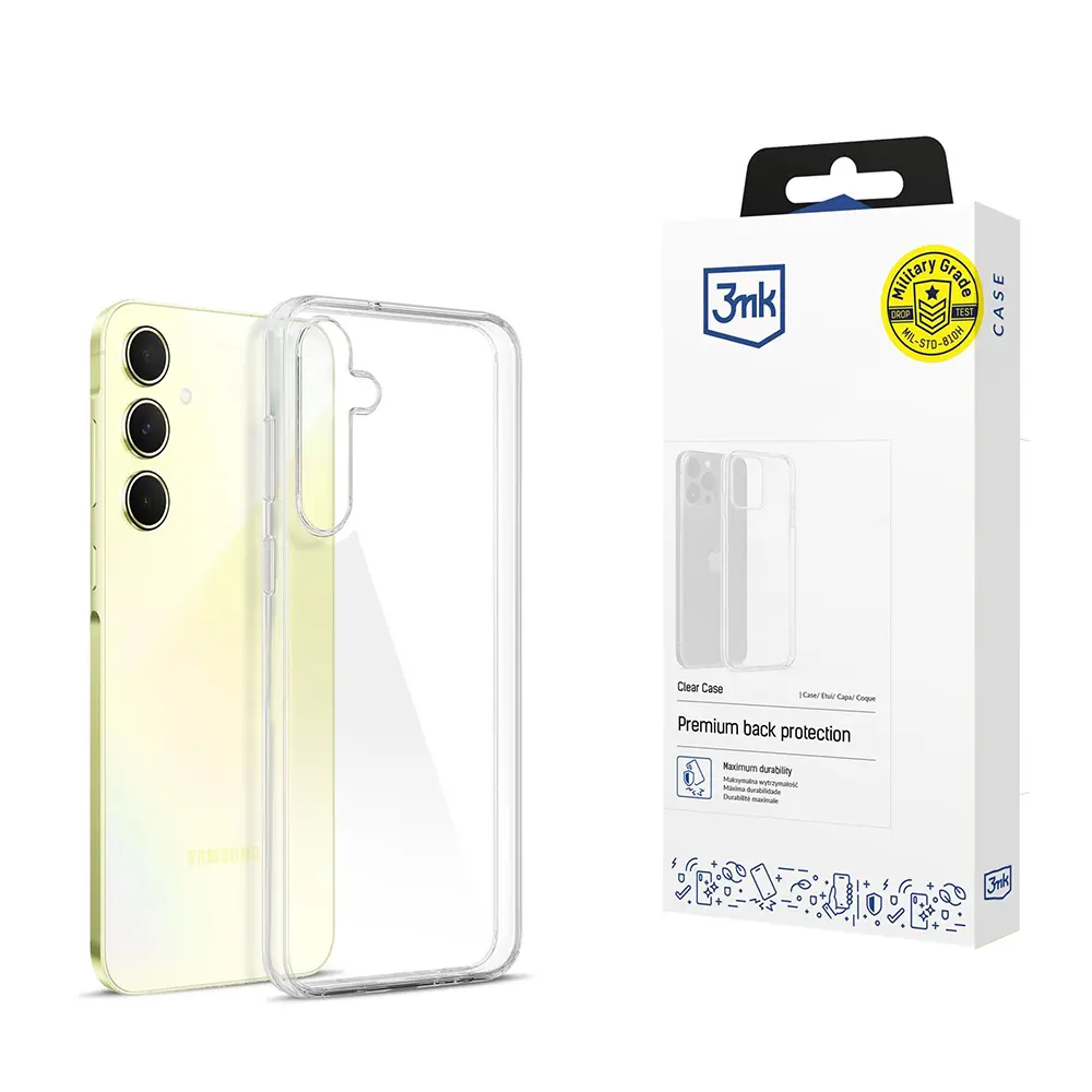 3mk ochranný kryt Clear Case pro Samsung Galaxy A55 5G, čirá
