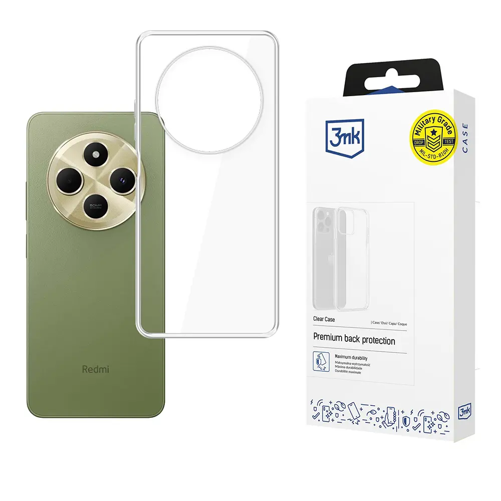3mk Clear Case pro Xiaomi Redmi 14C průhledný