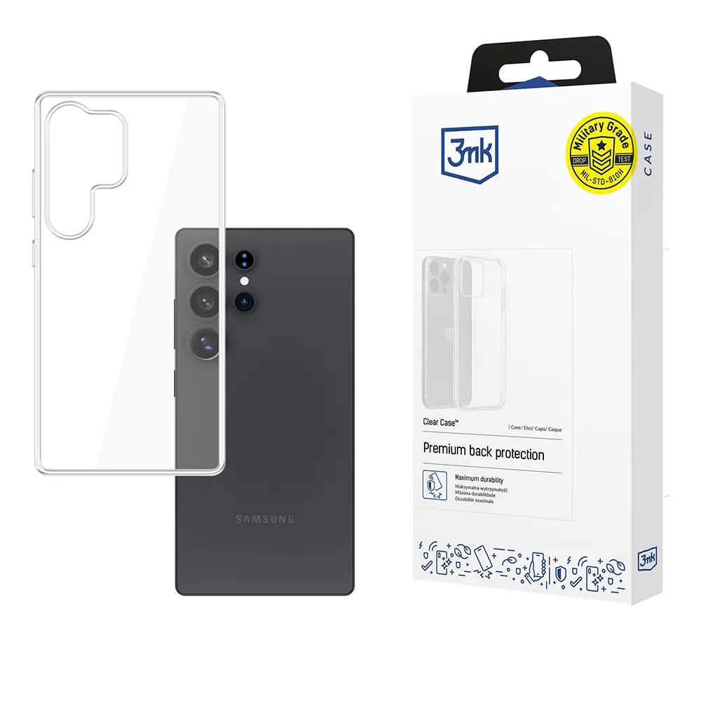 3mk Clear Case Samsung Galaxy S25 Ultra Průhledný