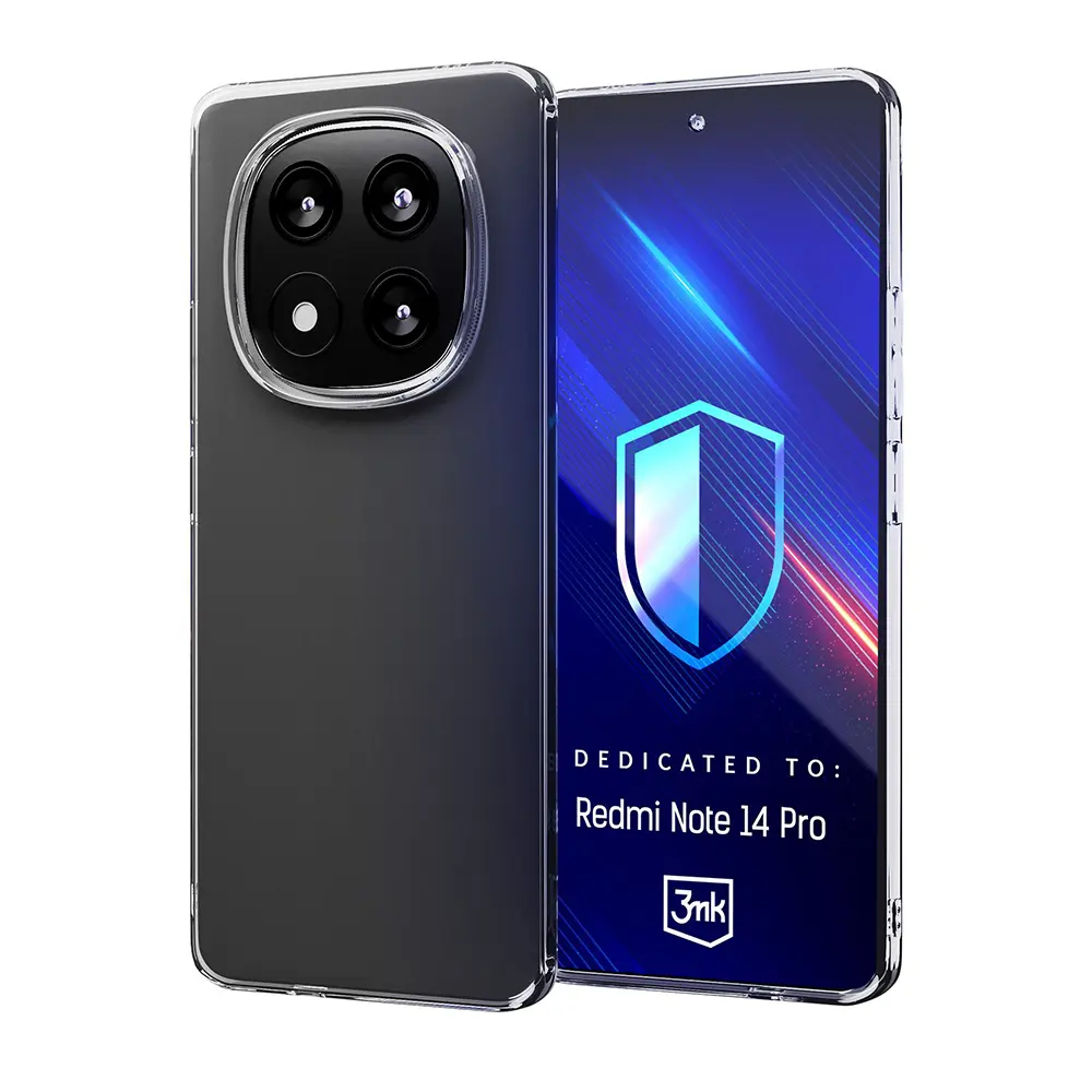 3mk Clear Case pro Xiaomi Redmi Note 14 Pro 5G Poco X7 5G průhledný