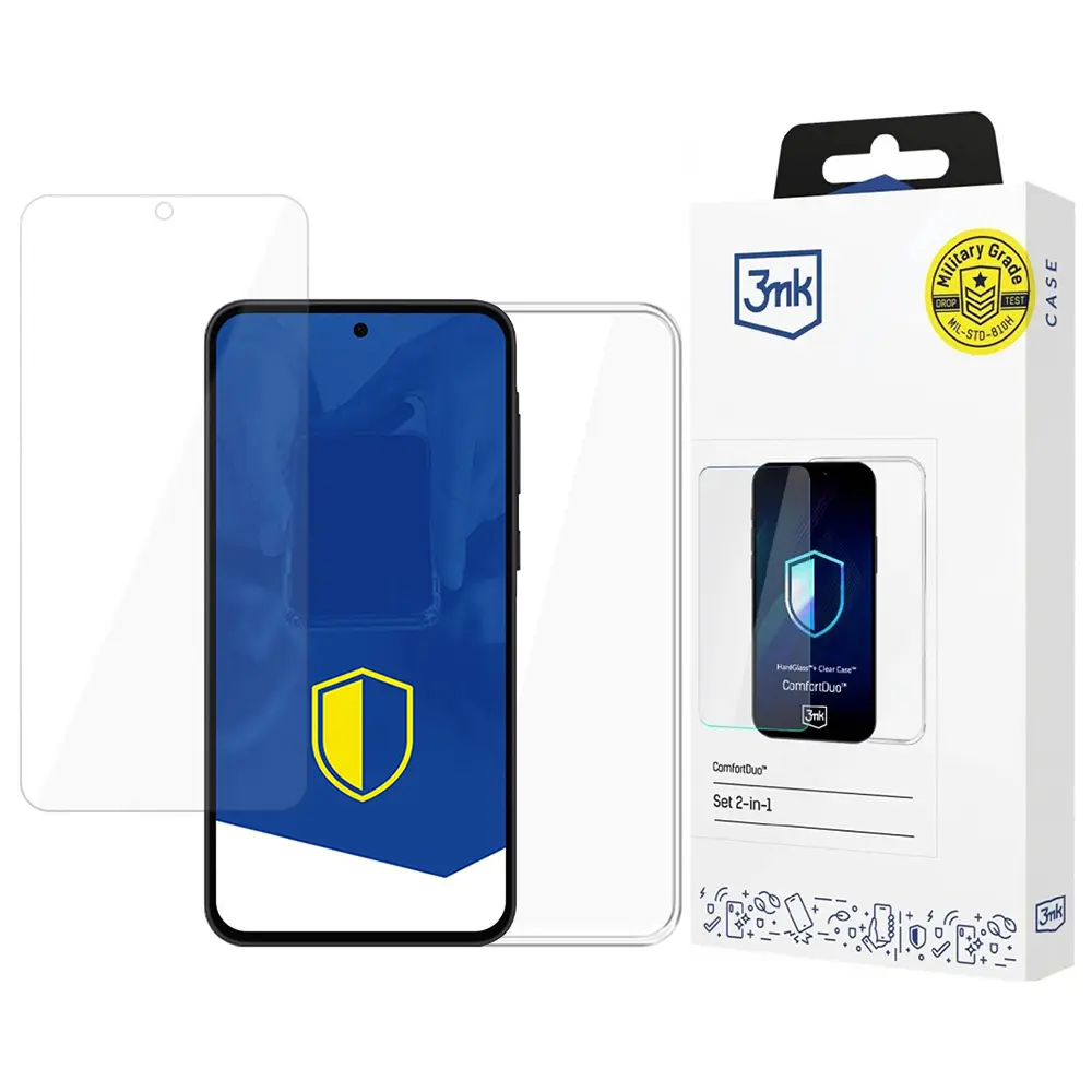 3mk Pack ComfortDuo sklo a pouzdro Samsung Galaxy A36 5G A56 5G průhledné