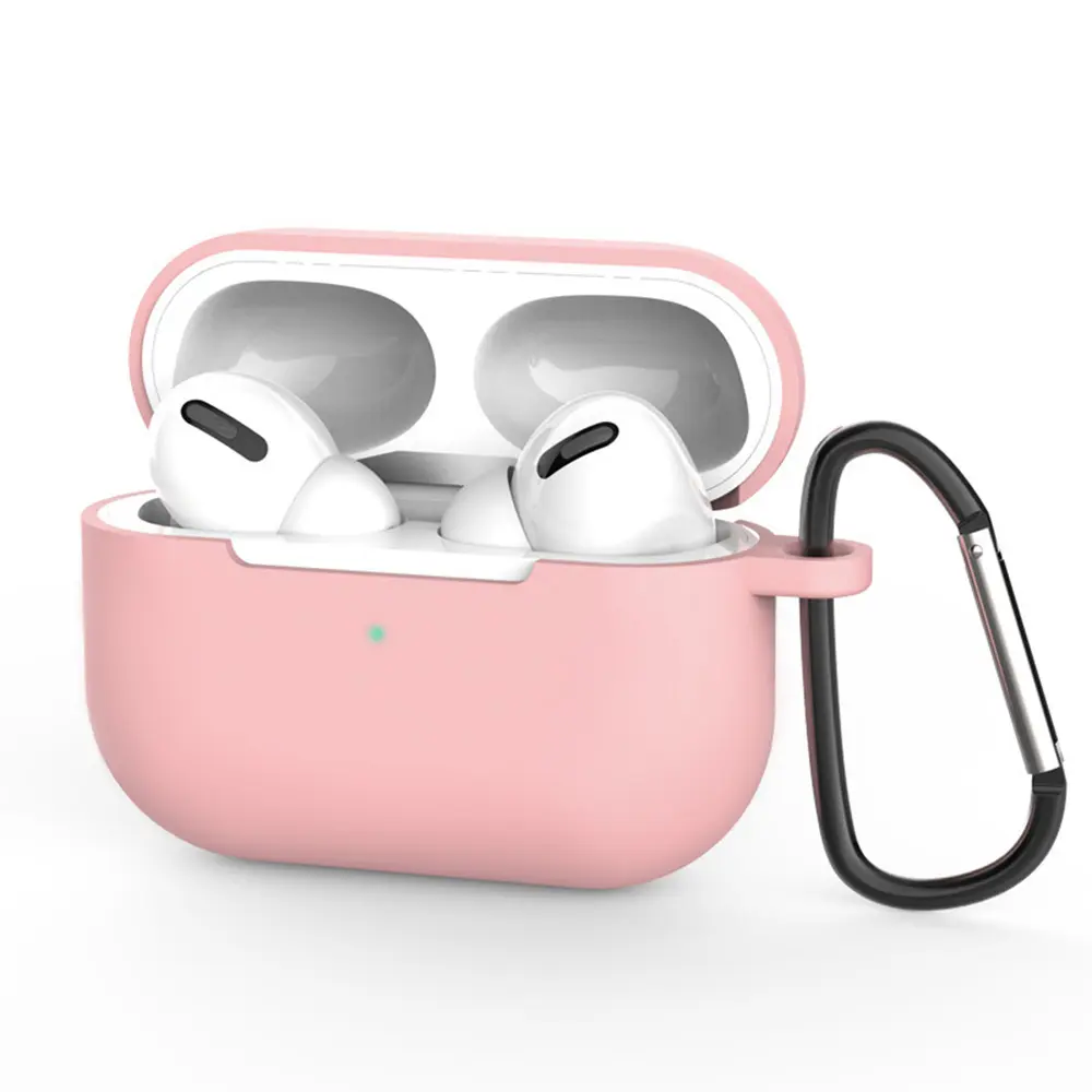 Techsuit Silikonové pouzdro, AirPods Pro 3, růžové
