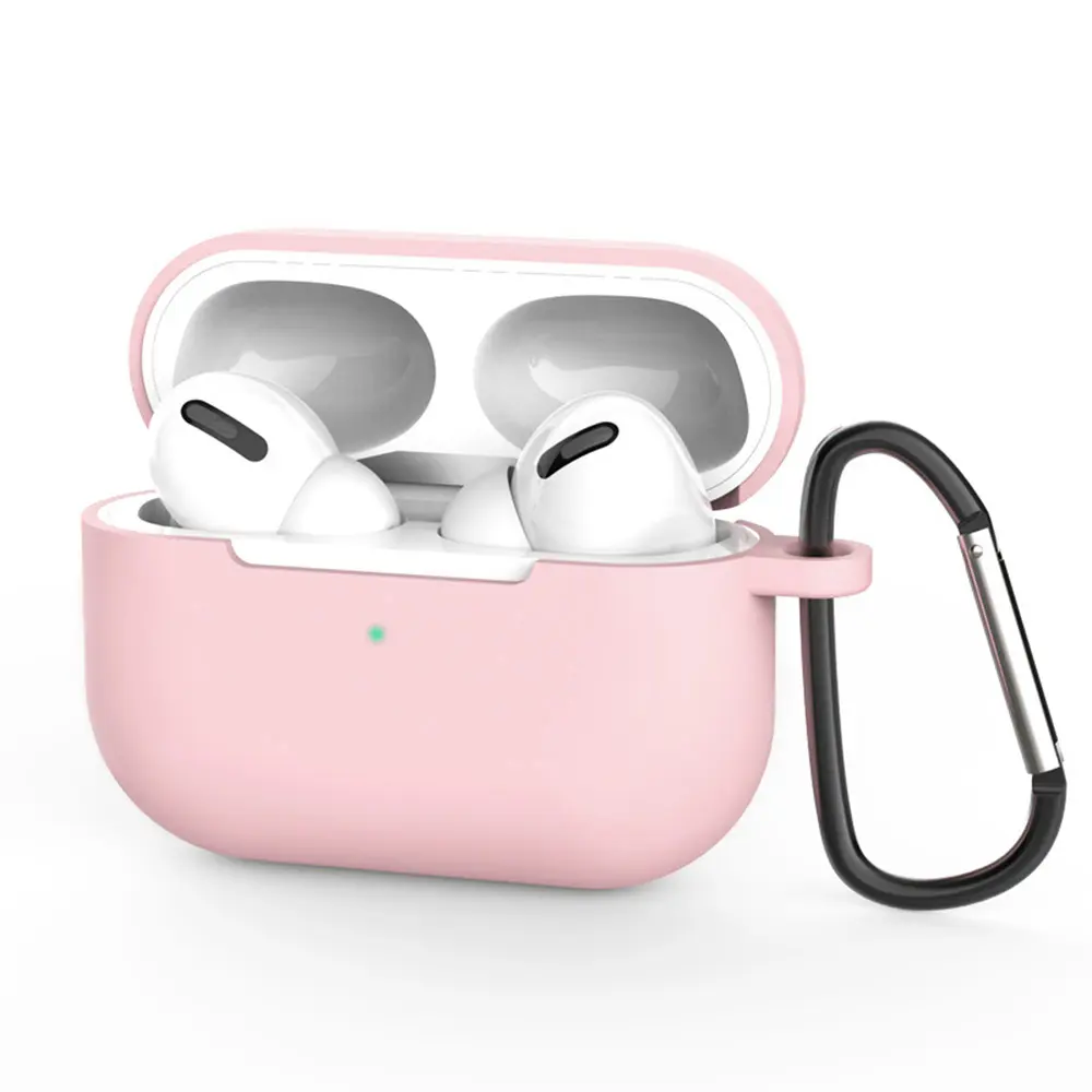 Techsuit silikonové pouzdro pro AirPods Pro 3 hladký ultratenký materiál růžová